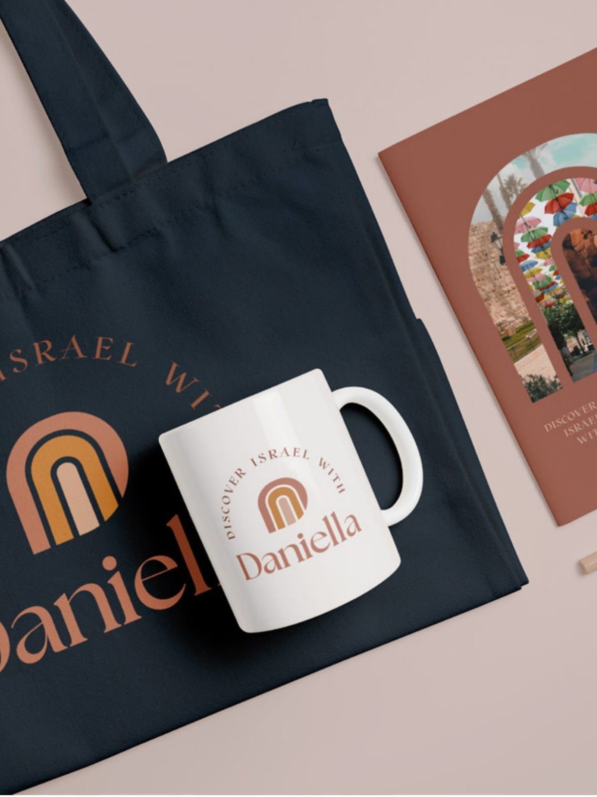 Daniella Benson brand identity applied